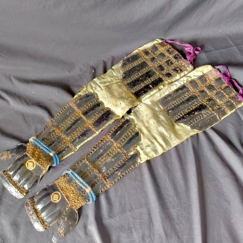 Antique japanese samurai armor - japanese,