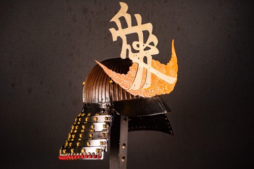 Samurai helmet iron kabuto - helmet,