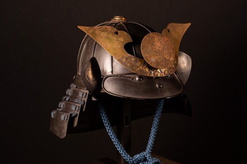Samurai helmet iron kabuto - helmet,