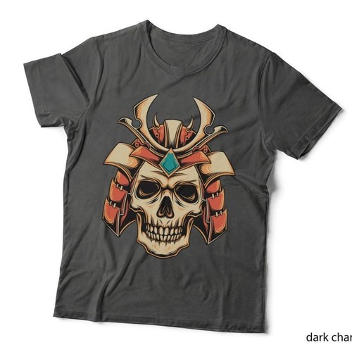 Samurai skull horns armor - horns,