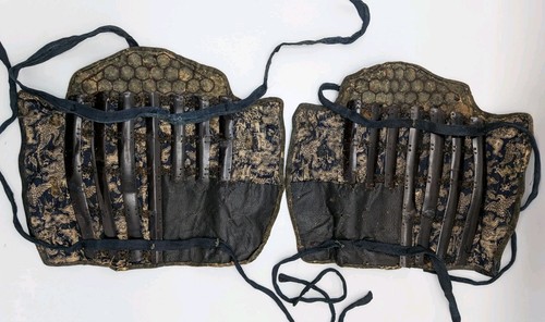 Antique suneate shin armour - shin,
