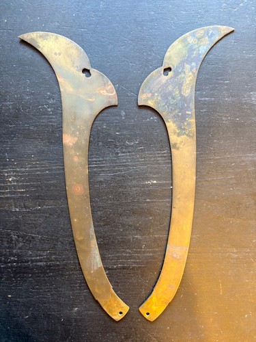 Rare pair antique kuwagata - of,
