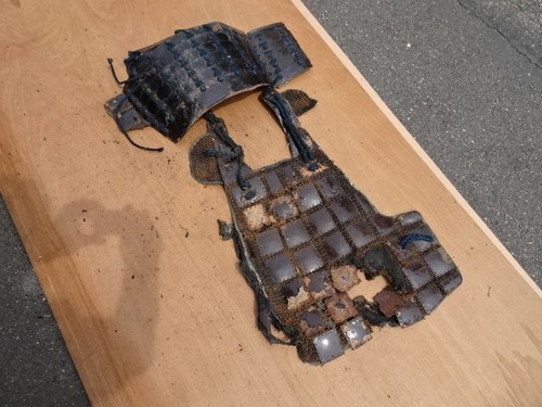 Antique japanese samurai armor - antique,