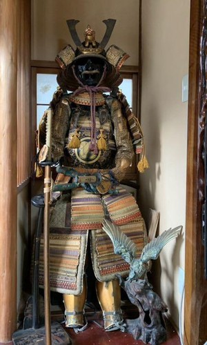 Life size samurai armor suit - size,