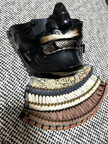 Samurai menpo mask - of, yoroi